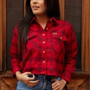XL DIXXON loveless crop flannel